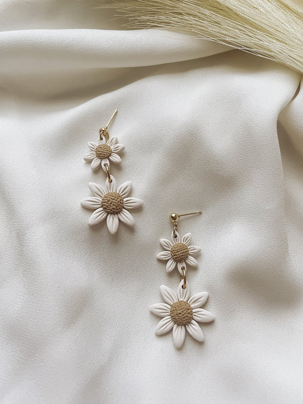 "Double Daisy" Earrings